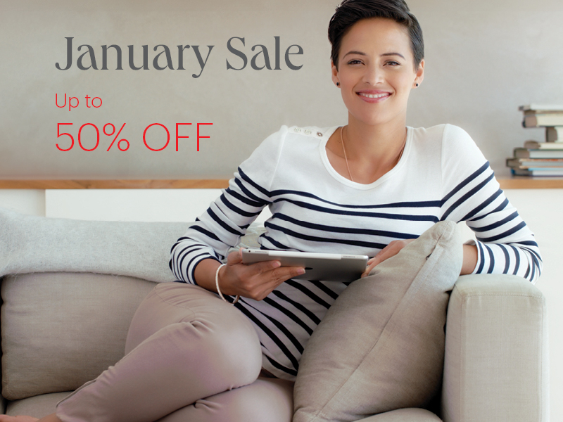 Shop bargains at our huge January Sale #2